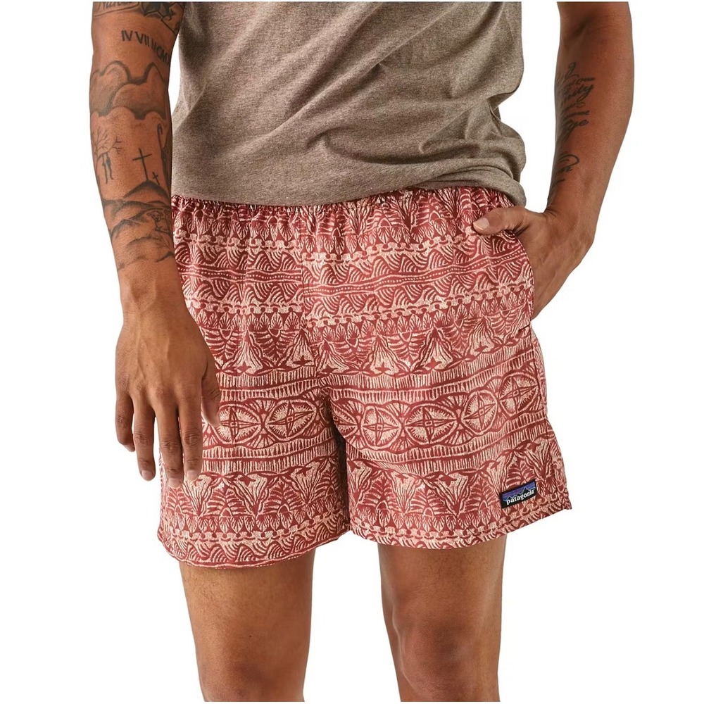 Patagonia Baggies 5" Hybrid Swom Shorts Mens Size M Adobe Outdoor Hiking Aztec